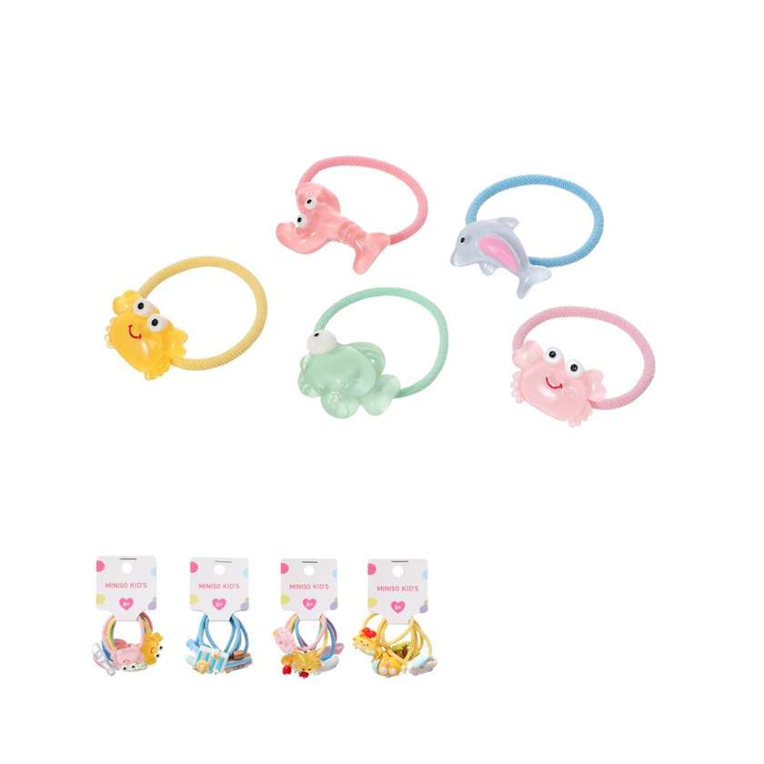 Ocean Cartoon Hair Ties (5 pcs)