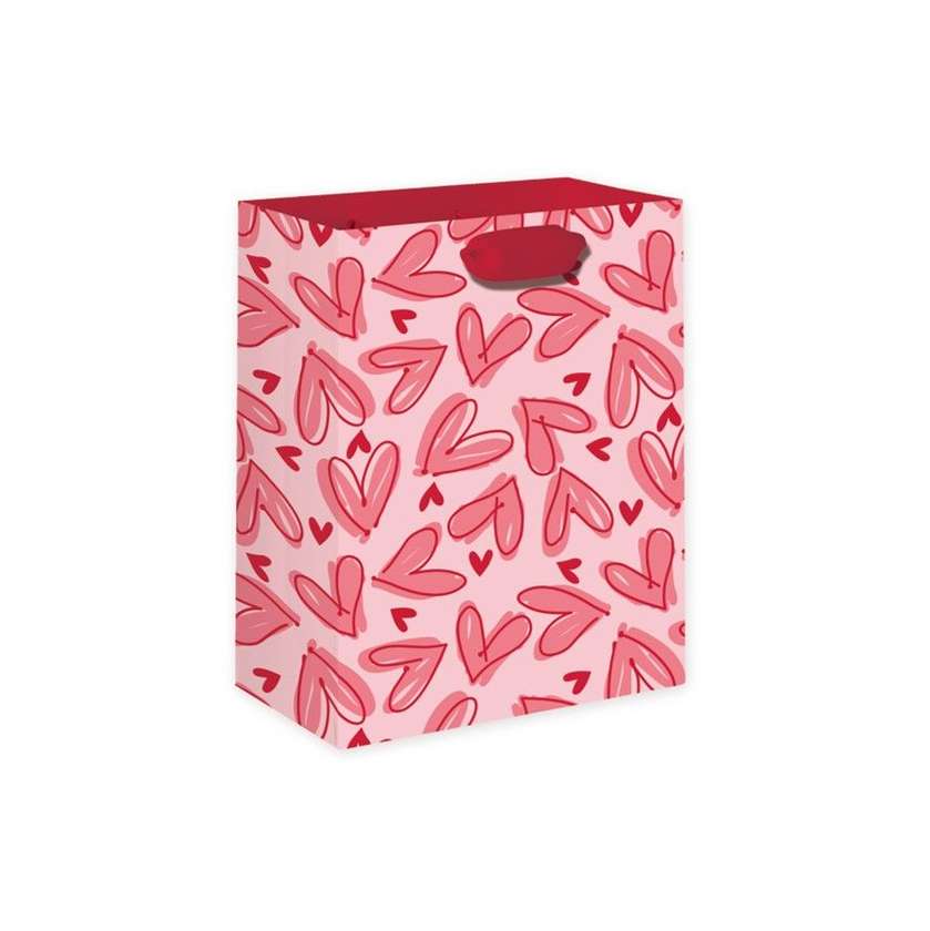 Love Confession Collection Big Hearts Vertical Medium Gift Bag (18*23*10cm)