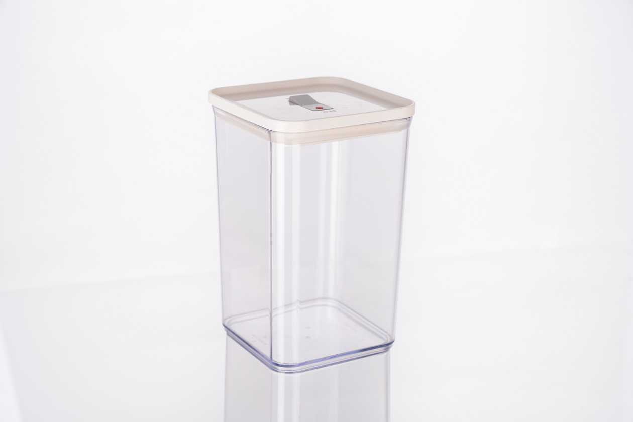 White Food Container with Valve 1400mL (Large)