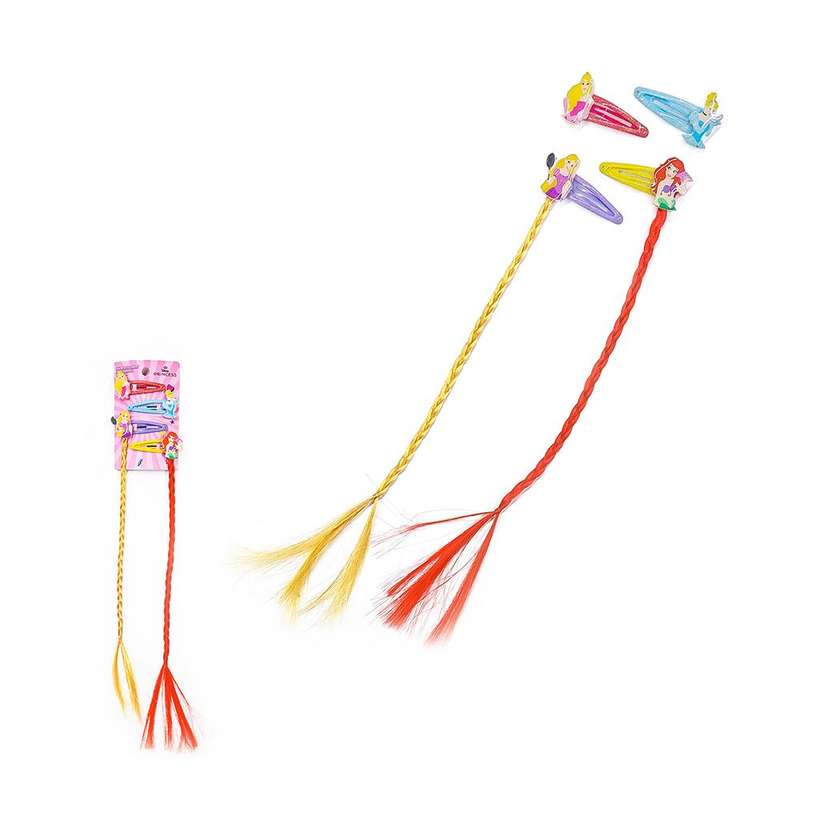 Disney Princess Collection Shiny Hair Clips (4 pcs)