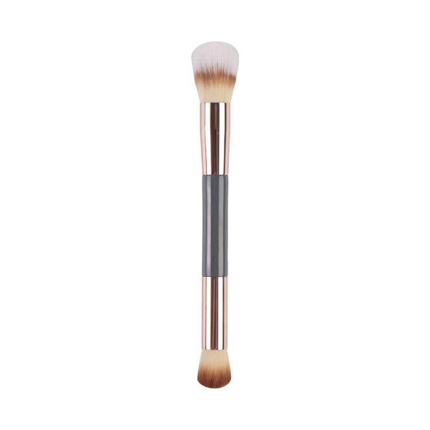 Glints of Cocoa Series Dual-Ended Foundation & Contour Brush
