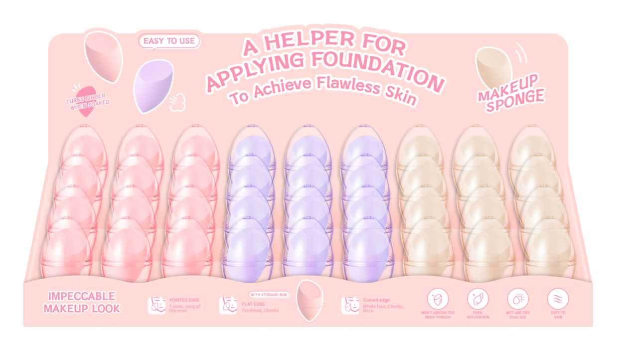 Eggshell Makeup Sponge(Pink)