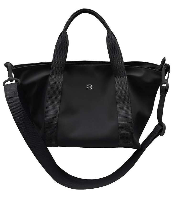Solid Color Lightweight Handheld Crossbody Bag(Black)