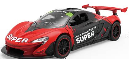 1:31 Sound & Light Alloy Car Model (Genuine License) - McLaren P1 GTR (Red)