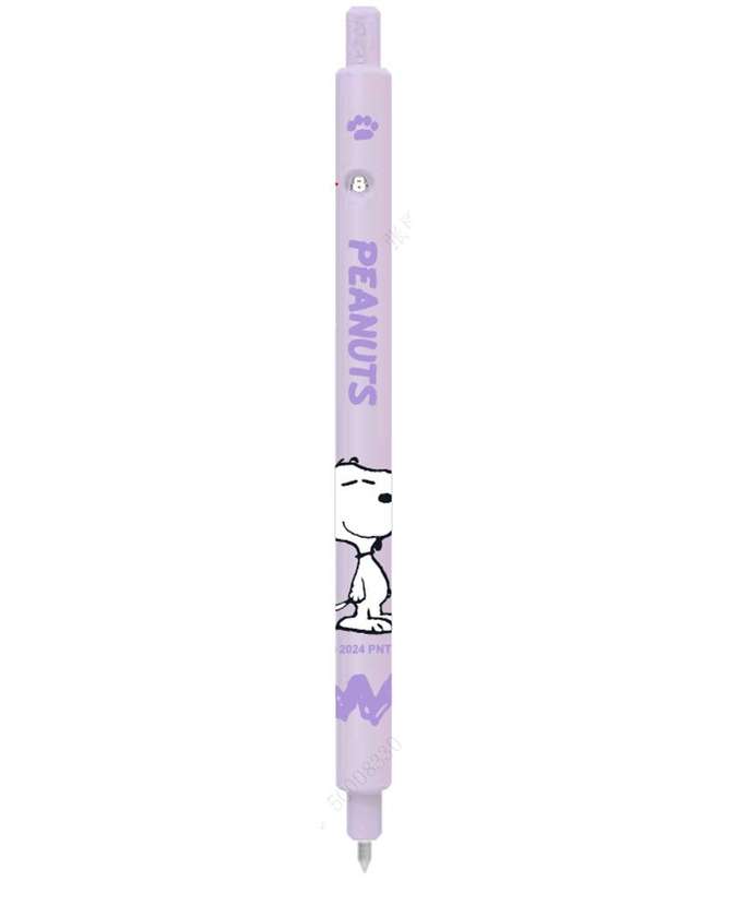 Snoopy Colorful Life Collection Expression Gel Pen (0.5mm, Black) (Purple Barrel)