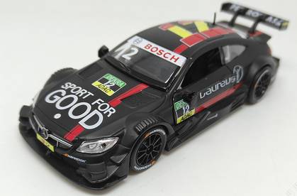 1:32 Sound & Light Alloy Car Model (Genuine License) - Benz C 63 DTM (Black)