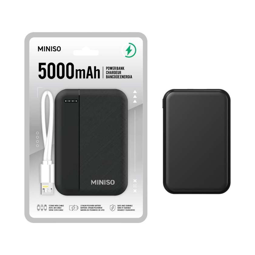5000mAh Power Bank Model: M23(Black)
