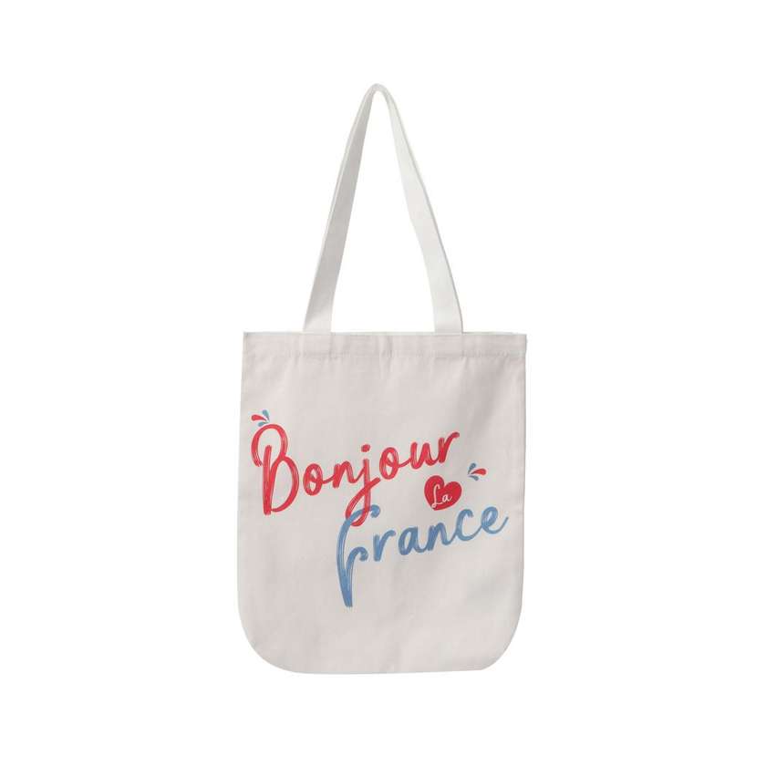Mini Family French Holiday Series Shopping Bag(Double-sided Textile Printing)