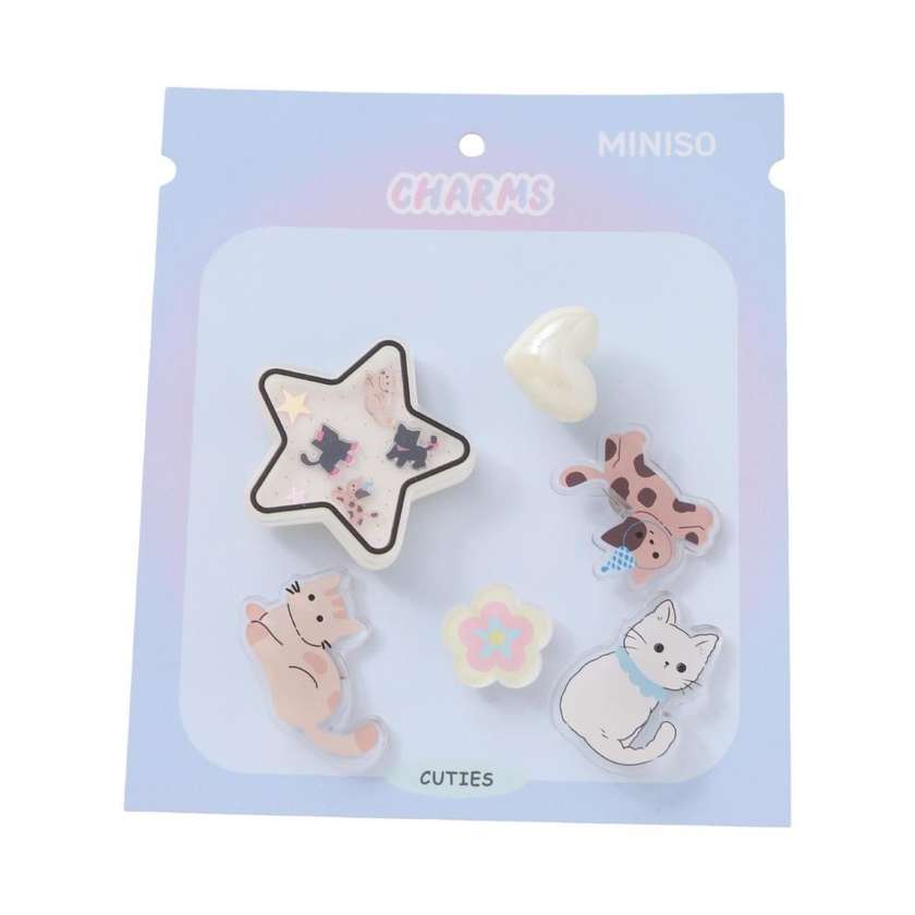 Kitten Star Shaker Charms