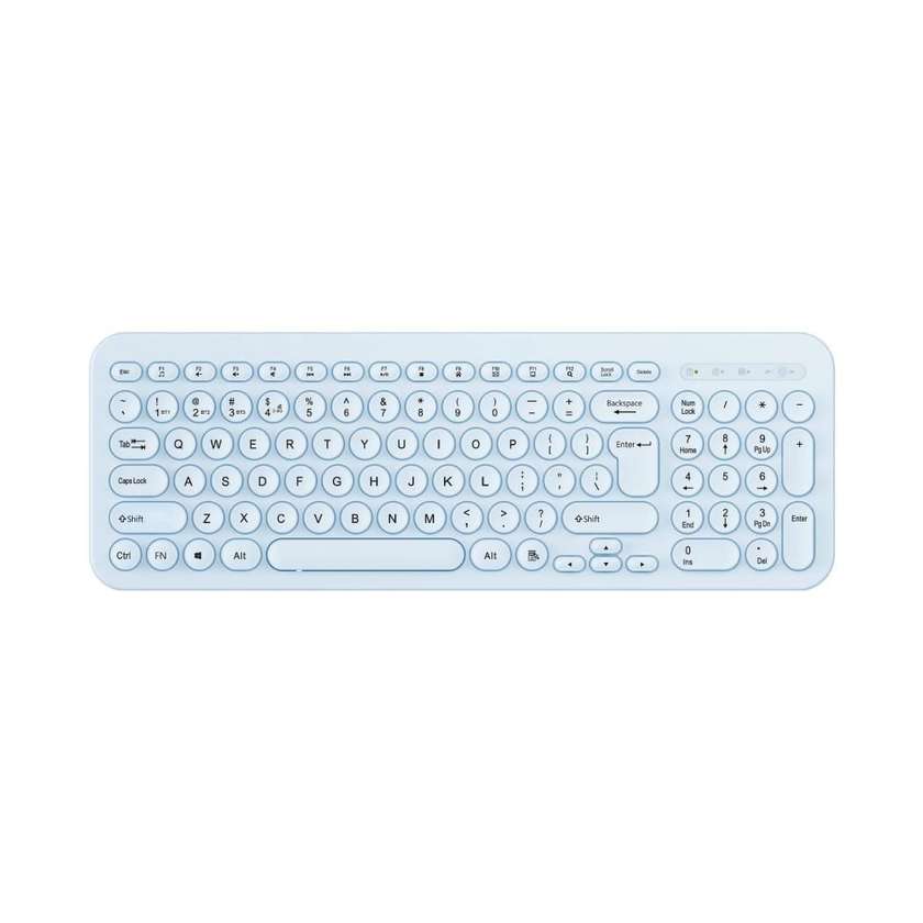 Macaron Series Wireless Keyboard(Blue) Model: K241
