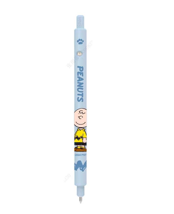 Snoopy Colorful Life Collection Expression Gel Pen (0.5mm, Black) (Blue Barrel)