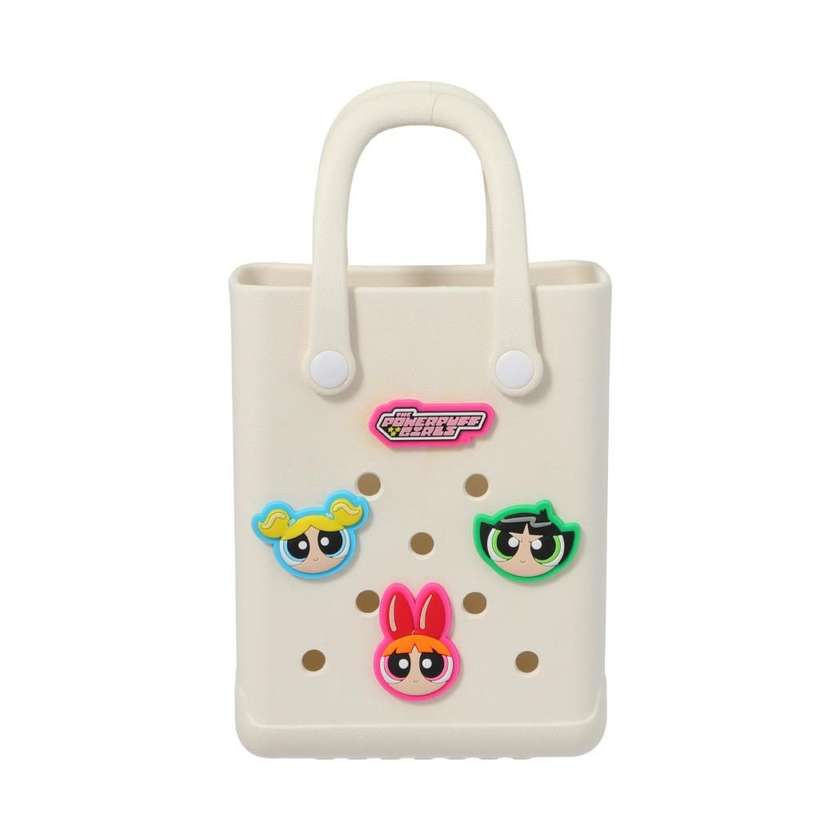 The Powerpuff Girls Collection Holes Small Handheld Bag(White)