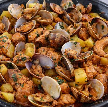 Pork Alentejo Style Half Portion