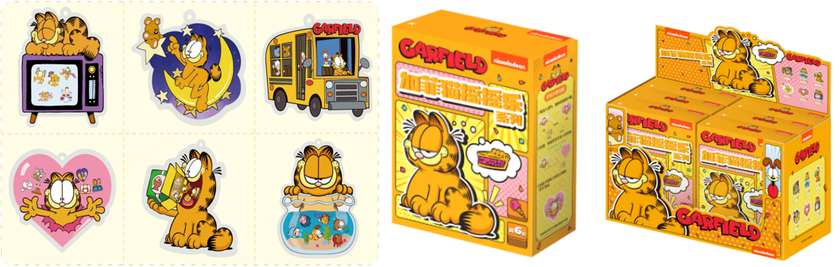 Garfield Shaking Toys Collection (6 Assorted Models) (PDQ)