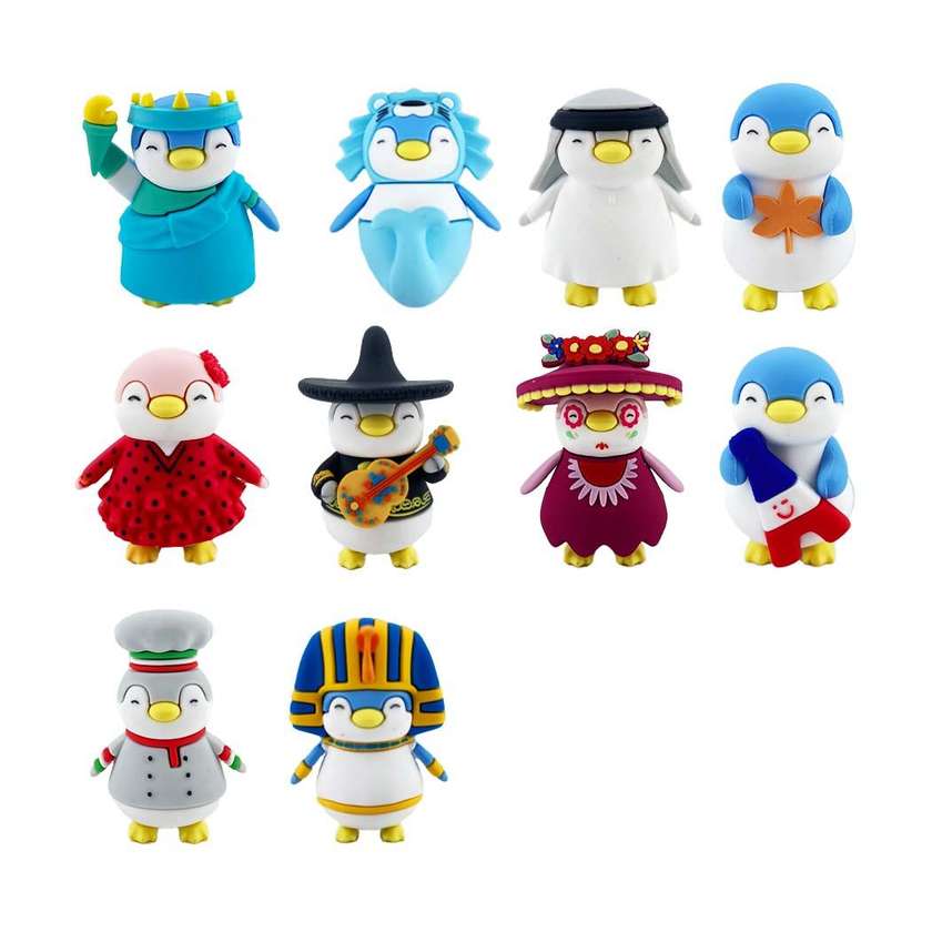 City Pen Explores the World Series PVC 3D Fridge Magnet