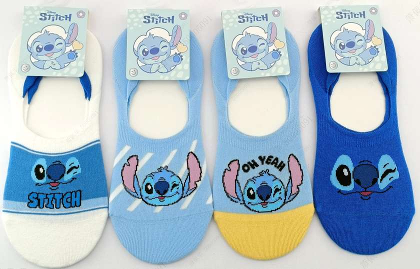 Disney Lilo & Stitch Collection No-Show Socks (1 Pair)
