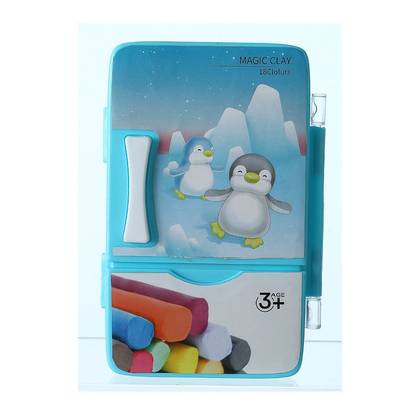 24 Colors Modeling Clay (Blue Refrigerator)