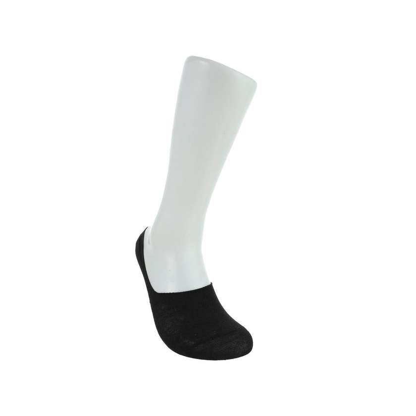 Japanese Style Womens No-Show Socks 3 Pairs(Black)