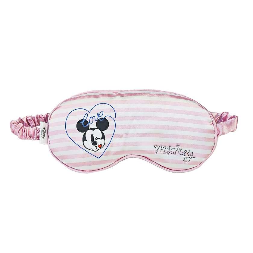Disney Mickey Mouse Collection Heart Striped Sleep Mask (Mickey)
