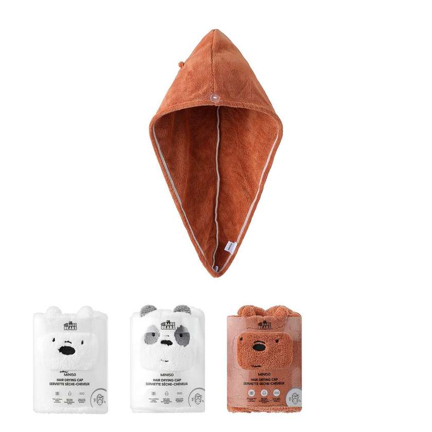 We Bare Bears Collection Hair Drying Cap