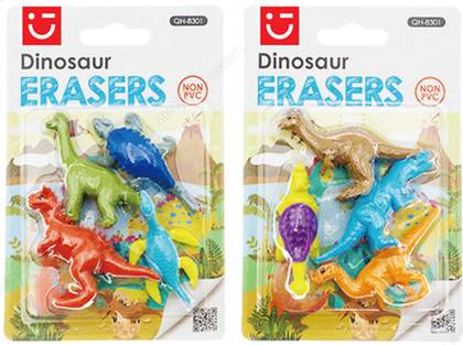3D Eraser Collection Dinasour World (2 Assorted Models)