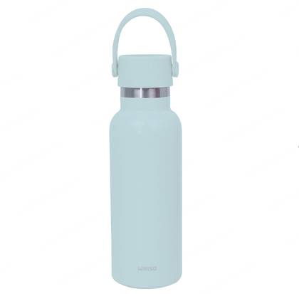 Solid Color Series Handle Insulated Bottle 500mL(Blue)