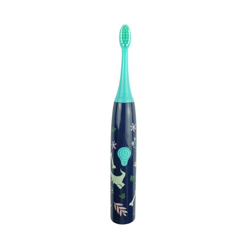 Battery Powered Cute Dinosaur Series Toothbrush for Kids  Model: SY052(Navy Blue)