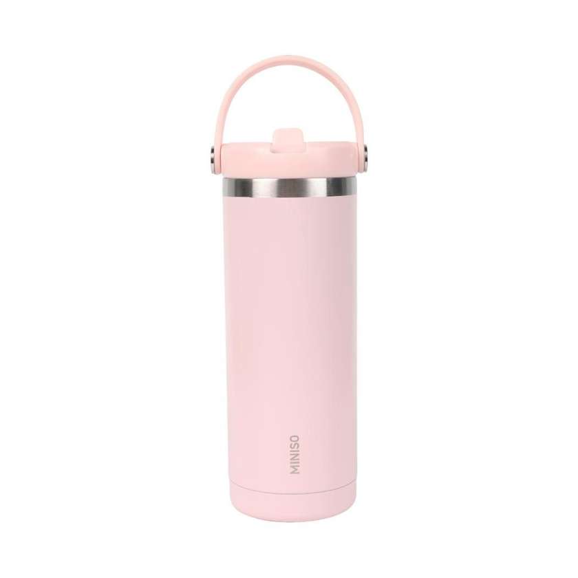 Dopamine Series Insulated Bottle with Handle 600mL(Pink)
