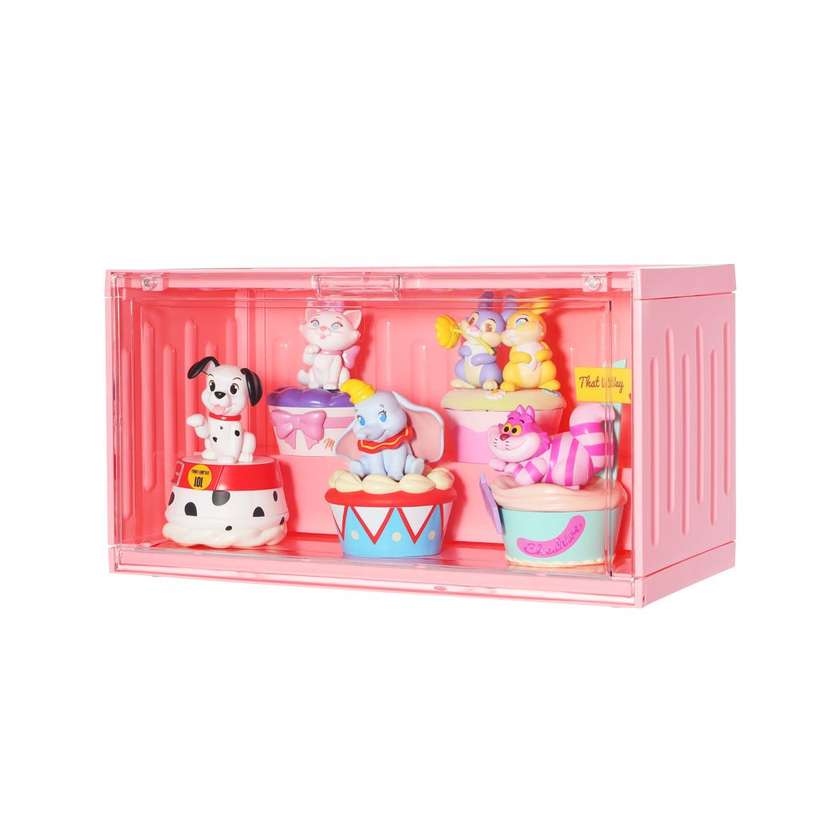 2 Tier Display Storage Box(Pink)
