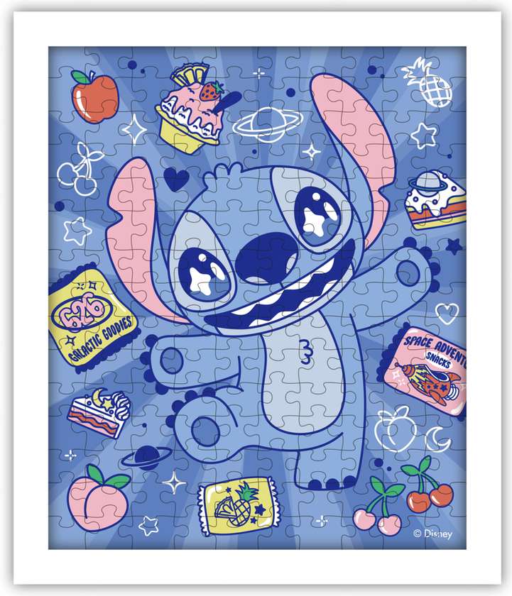 Disney Stitch Dinner Party Collection 300-Piece Framed Puzzle (PDQ)