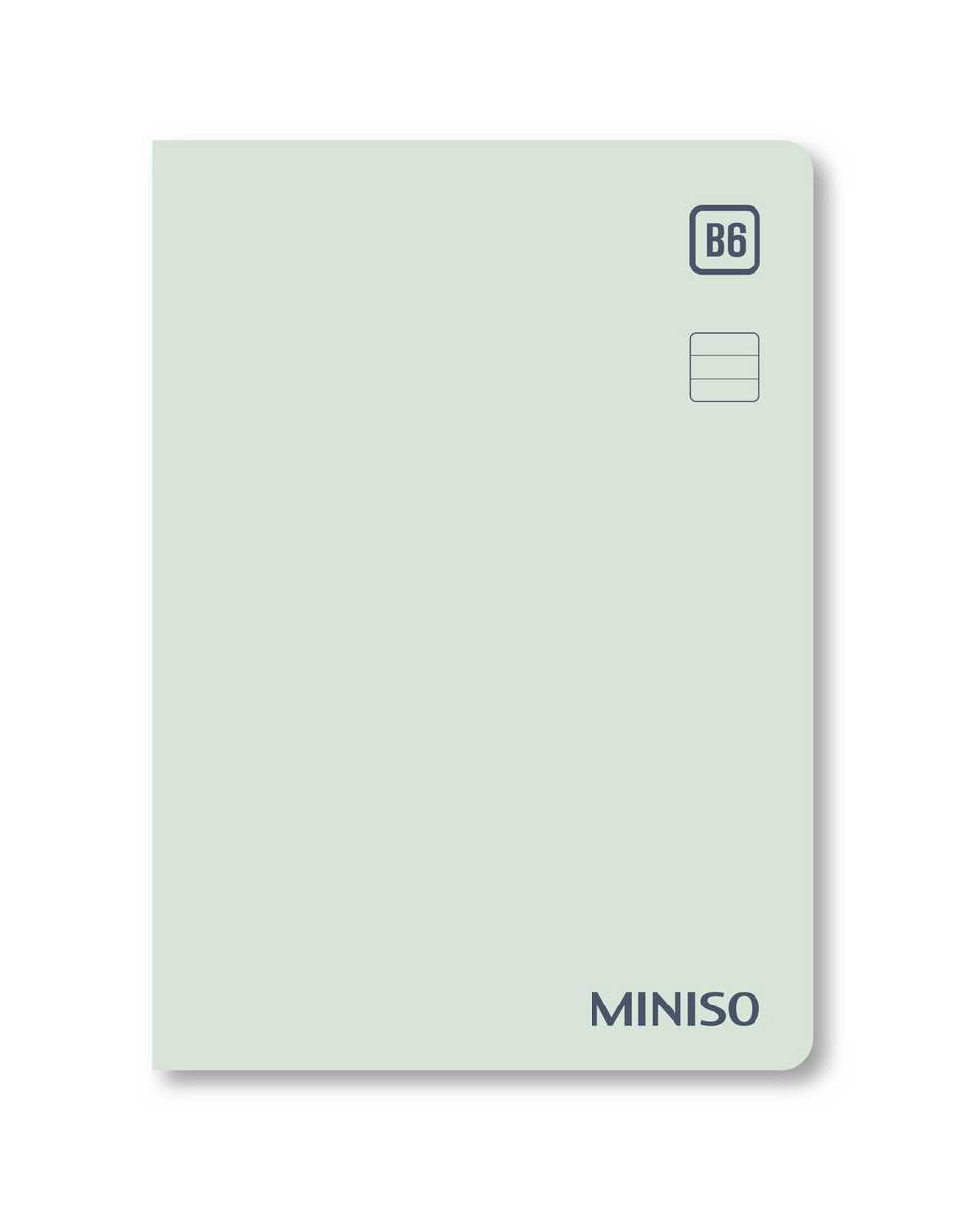 Simple Color Collection B6 Colored-Edge PP Glue-bound Book (96 Sheets) (Mint Green)