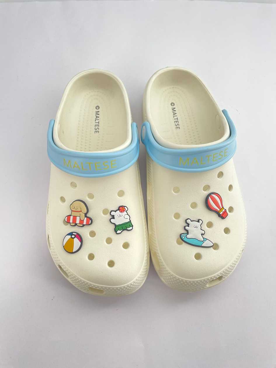 Maltese Collection Womens Slippers (White,37-38)