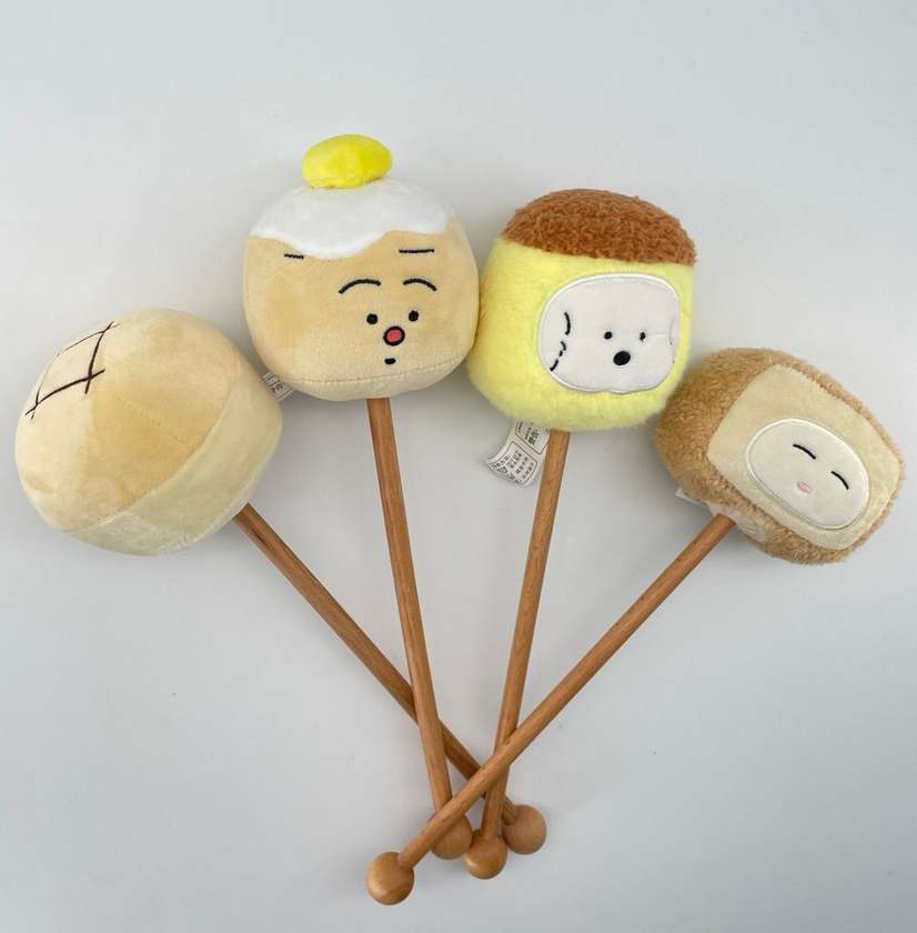 Guji Guji Bread Baking Series Plush Massage Hammer (4 Assorted Models)