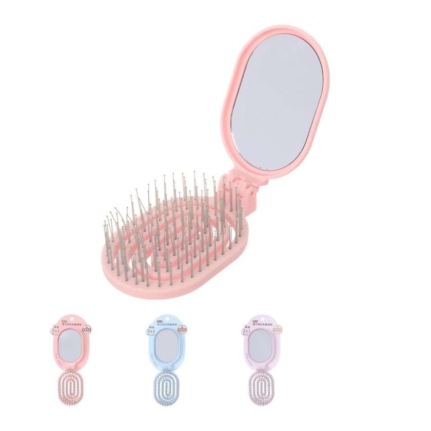 Portable Folding Mirror Brush