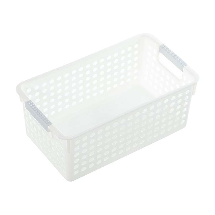 Storage Box with Handle (Tall Version, M)(White)