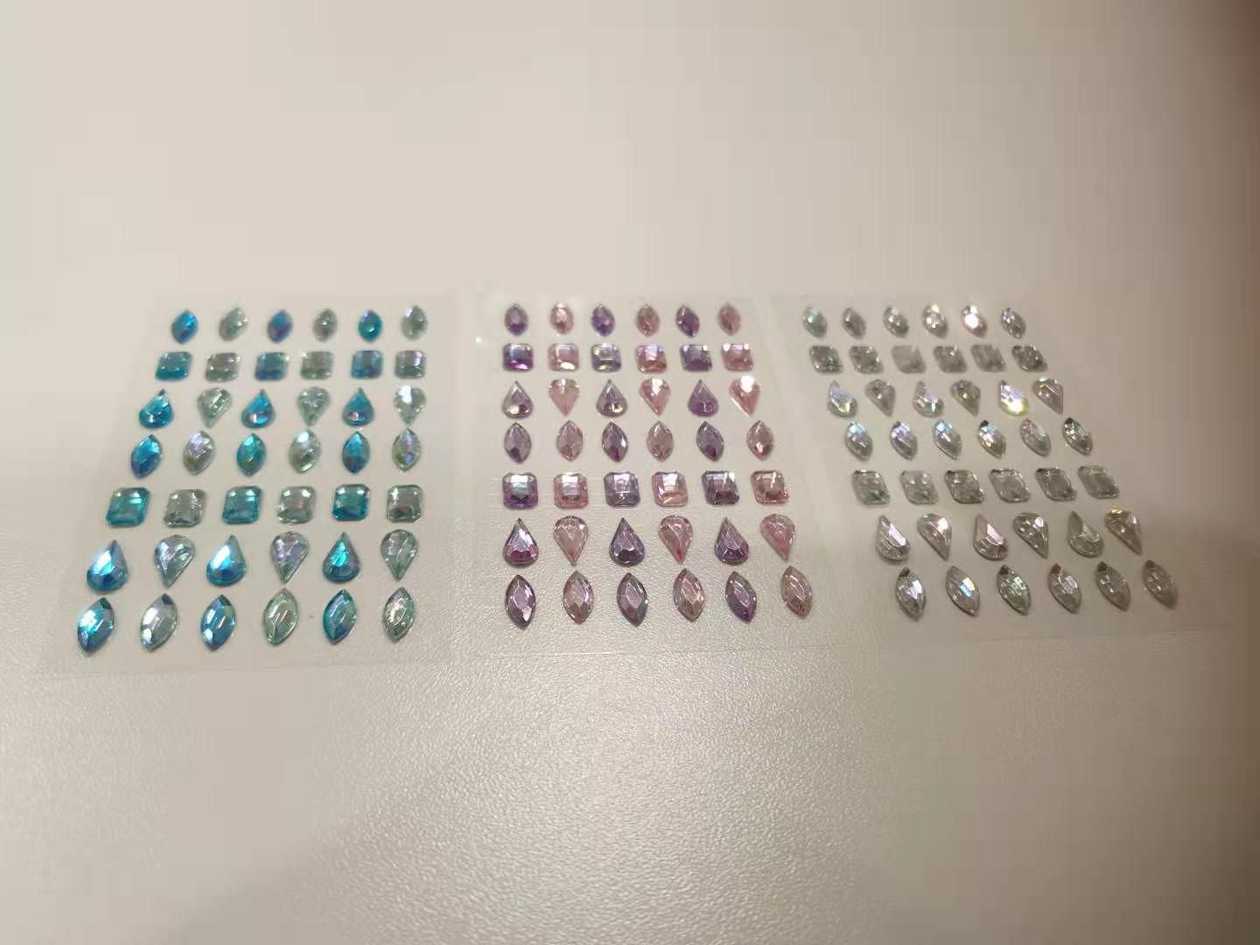 Illusion Collection Gem Stickers (3Types)(F)