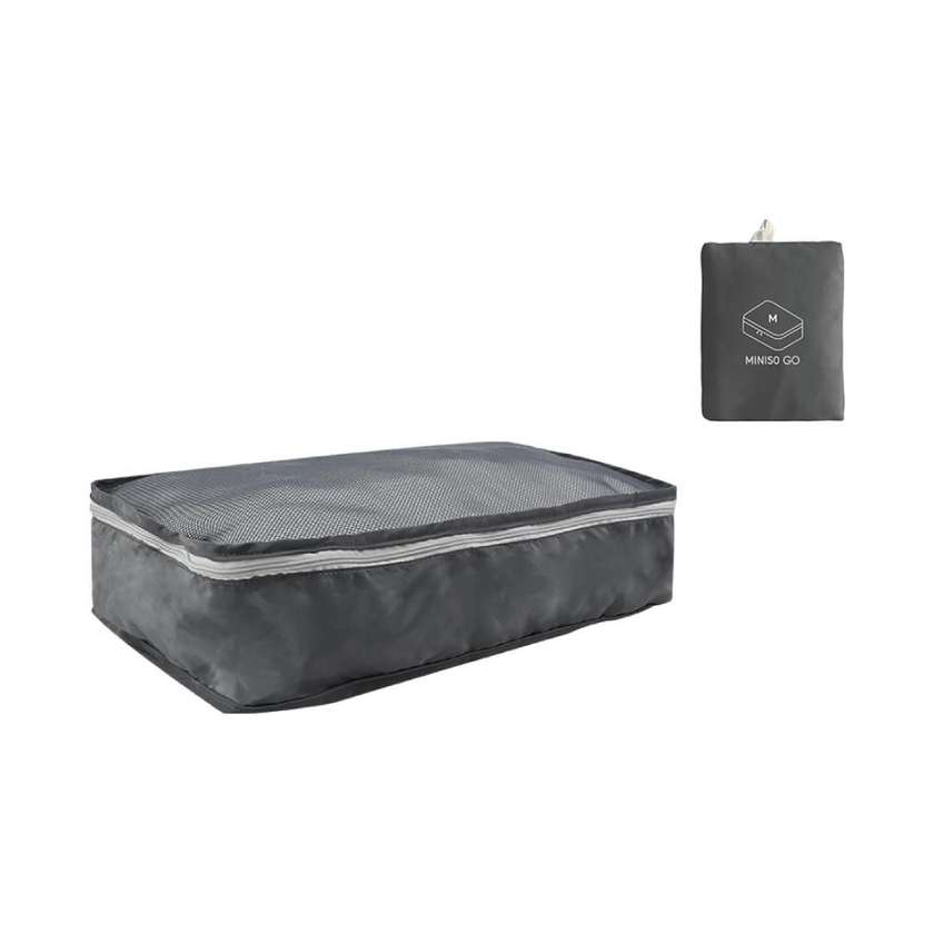Miniso Go Series Foldable Clothes Storage Bag (M)(Dark gray)