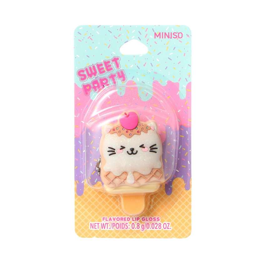 Dessert Theme Lip Balm(Cat Ice Cream Cone)