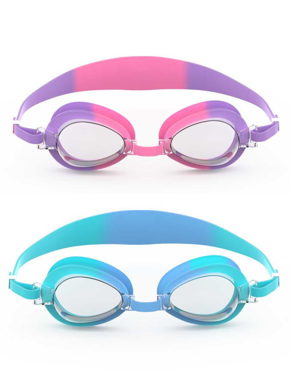 Childrens Colorful Swimming Goggles (2 Assorted Models)