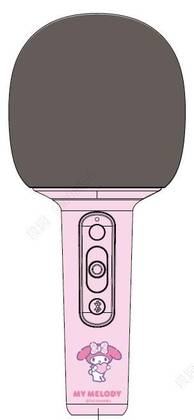 Sanrio characters Karaoke Microphone Model: AU071(My Melody)