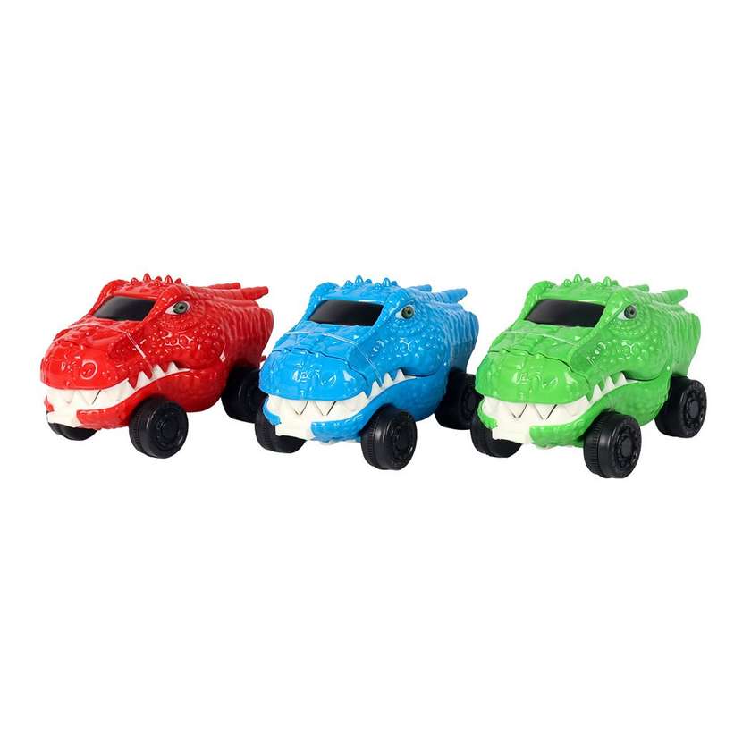 10U Dinosaur Series Transforming Car - 3 Assorted Designs