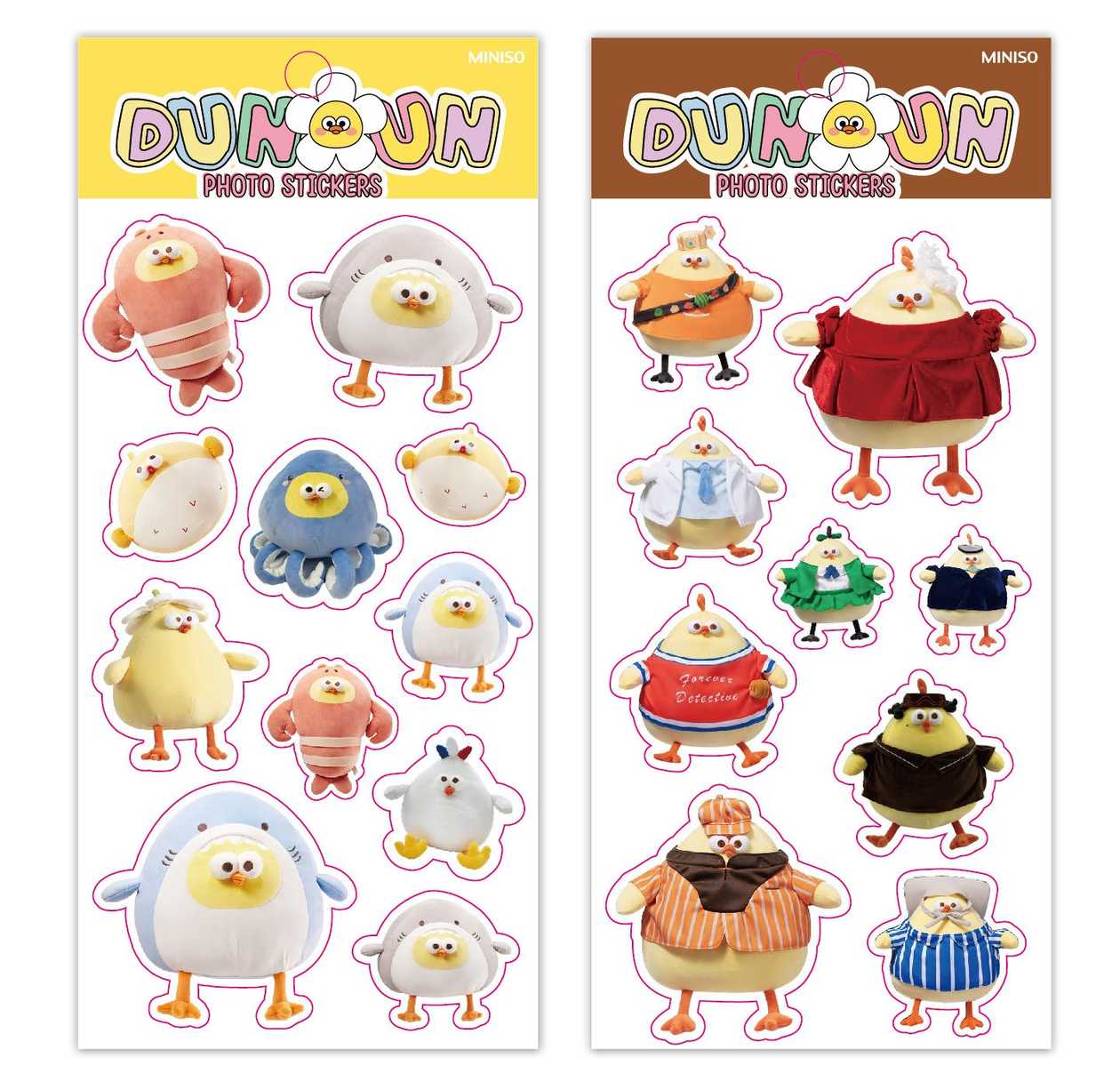 Dundun Transformation Collection Cute Style Stickers (B) (2 Assorted Models)