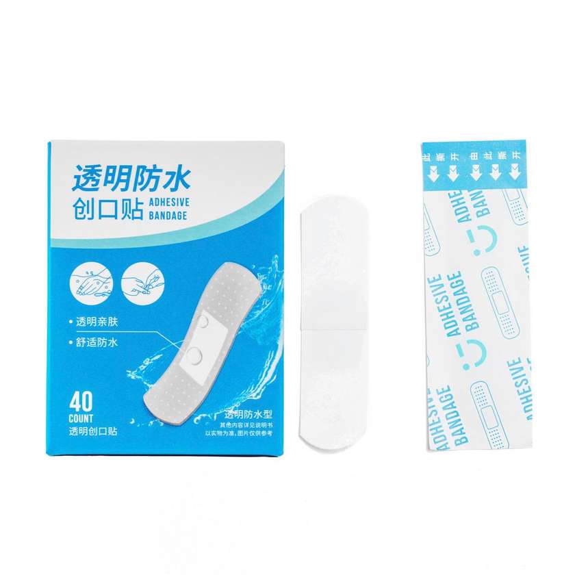 Transparent Water-Proof Adhesive Bandages (40 pcs)