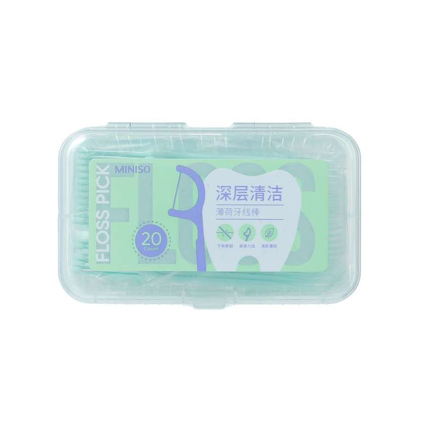 Deep Clean Mint Dental Flossers （3 Packs）
