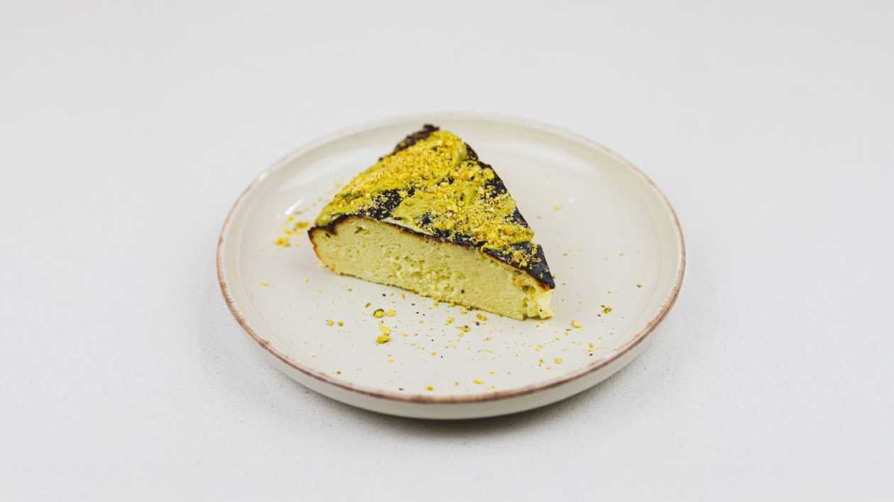 Pistachio Protein Cheesecake