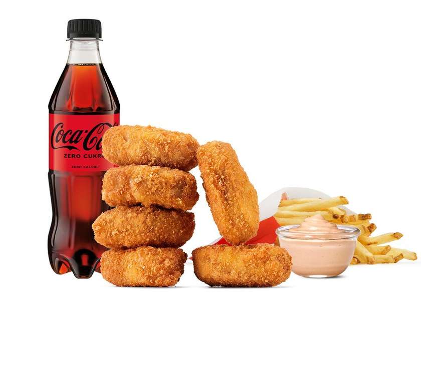 Crispy Green Nuggets 6 pcs meal