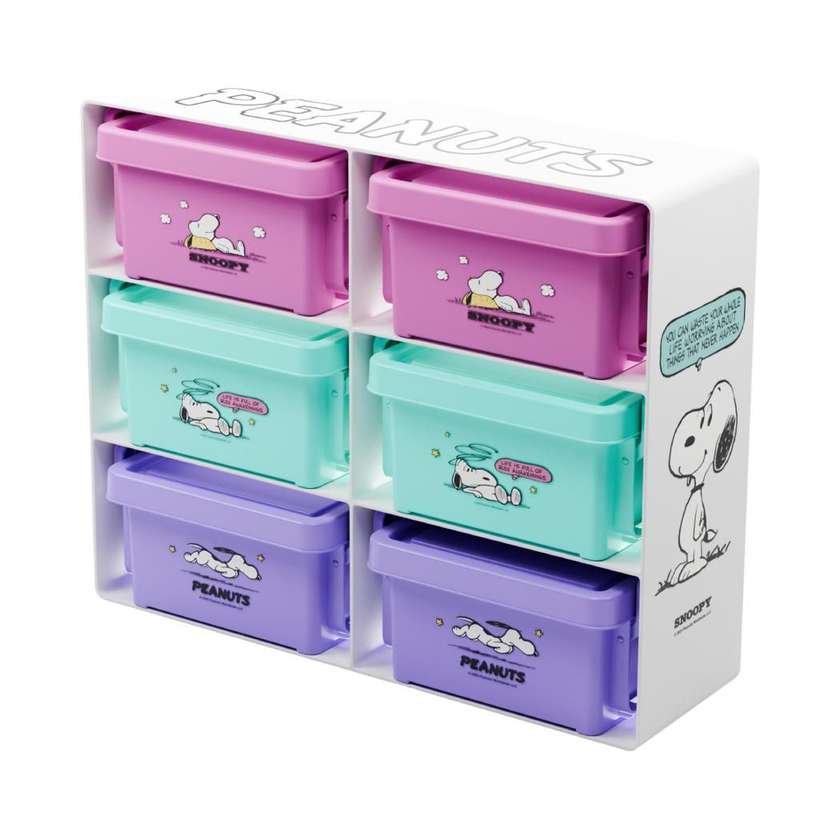 Snoopy Colorful Life Collection Storage Boxes Set (7 pcs)