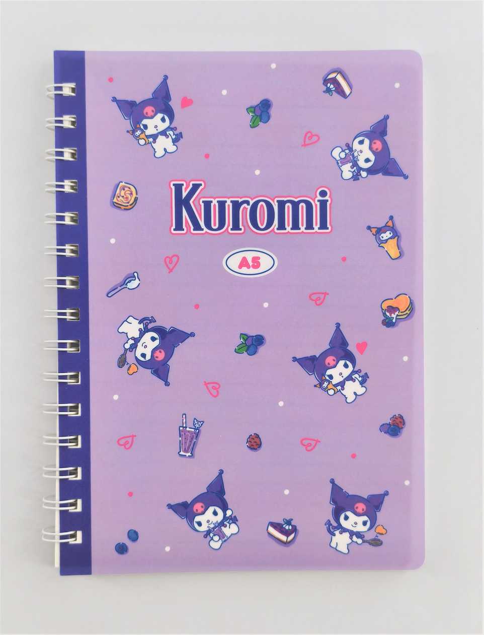 Kuromi Retro Collection A5 PP Wire-bound Book (80 Sheets)