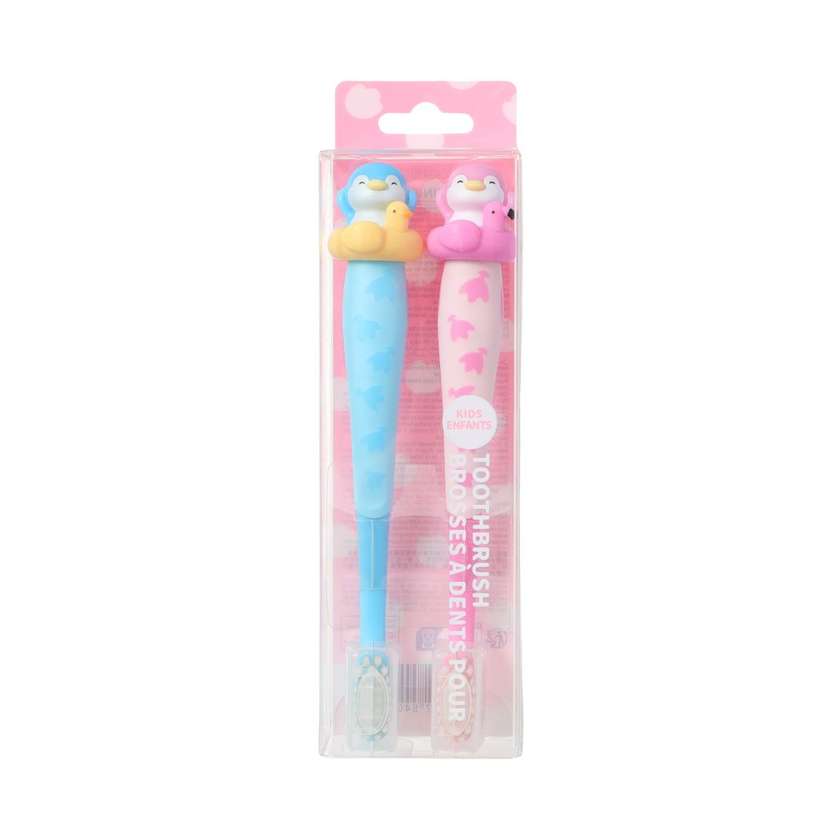 PENPEN Daily Lovely Kids Toothbrushes (2 Count)