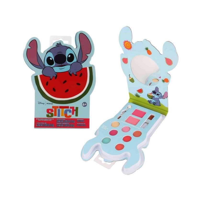 Disney Lilo & Stitch Collection Lip Jelly & Eyeshadow & Blush in Book-Shaped Palette